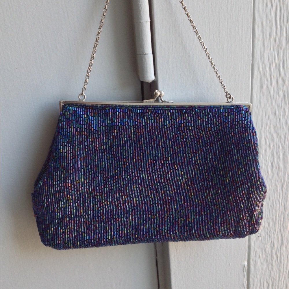 Josef of France mystic purple clutch